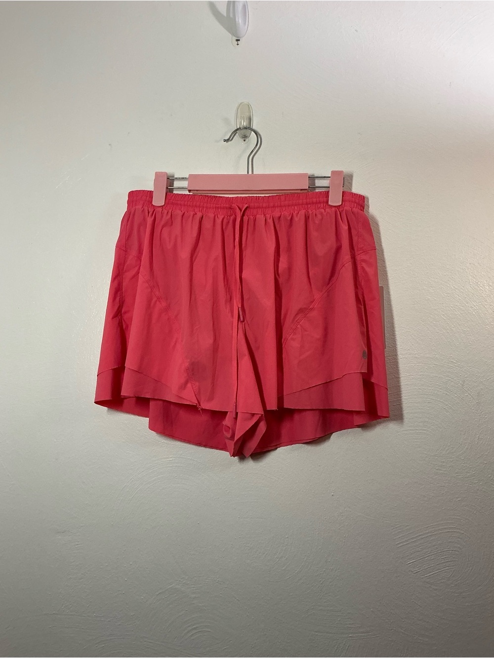 RBX Pink Layered Seamless Athletic Shorts Size Medium